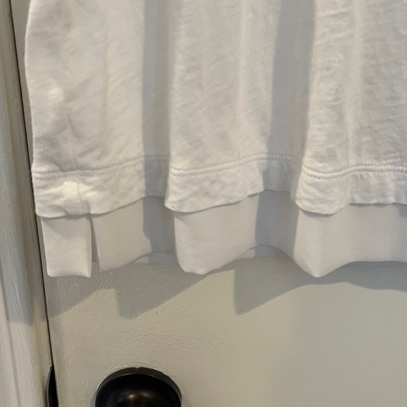 Loft Petite White Cut Out Front Tank Top - Picture 4 of 5